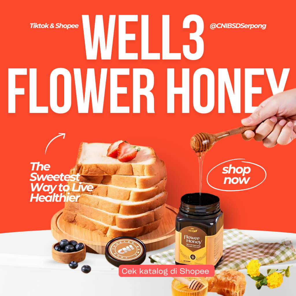

CNI Well3 Flower Honey Akasia Murni 100%