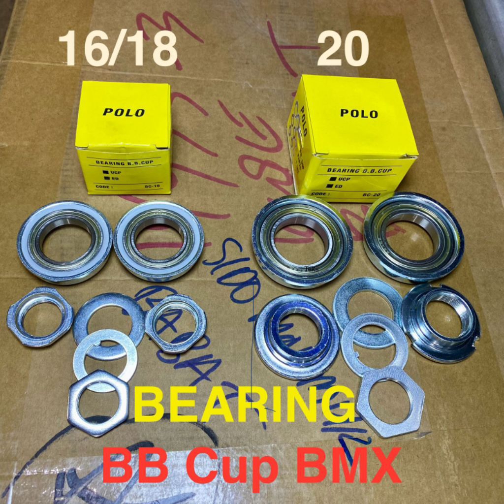 Mangkokan Diacom BMX Polo Bearing dan Pelor Komplit BB Cup