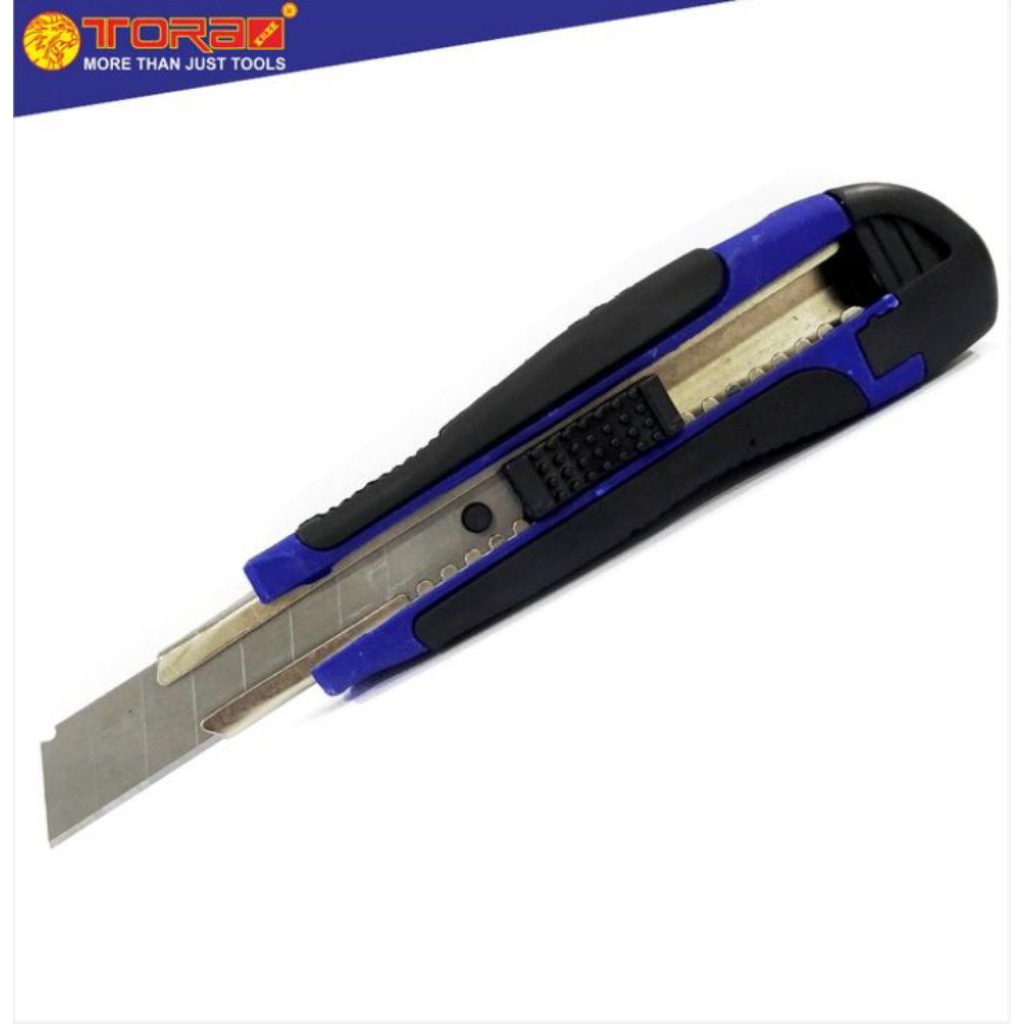 

TORA Pisau Cutter 3 Blade Gagang Biru 18mm