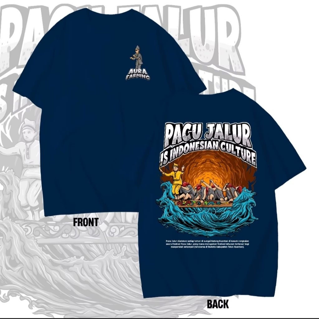 KAOS BACU JALUR KULTUR INDONESIA | BAJU ATASAN DSAI PACU JALUR VIRAL