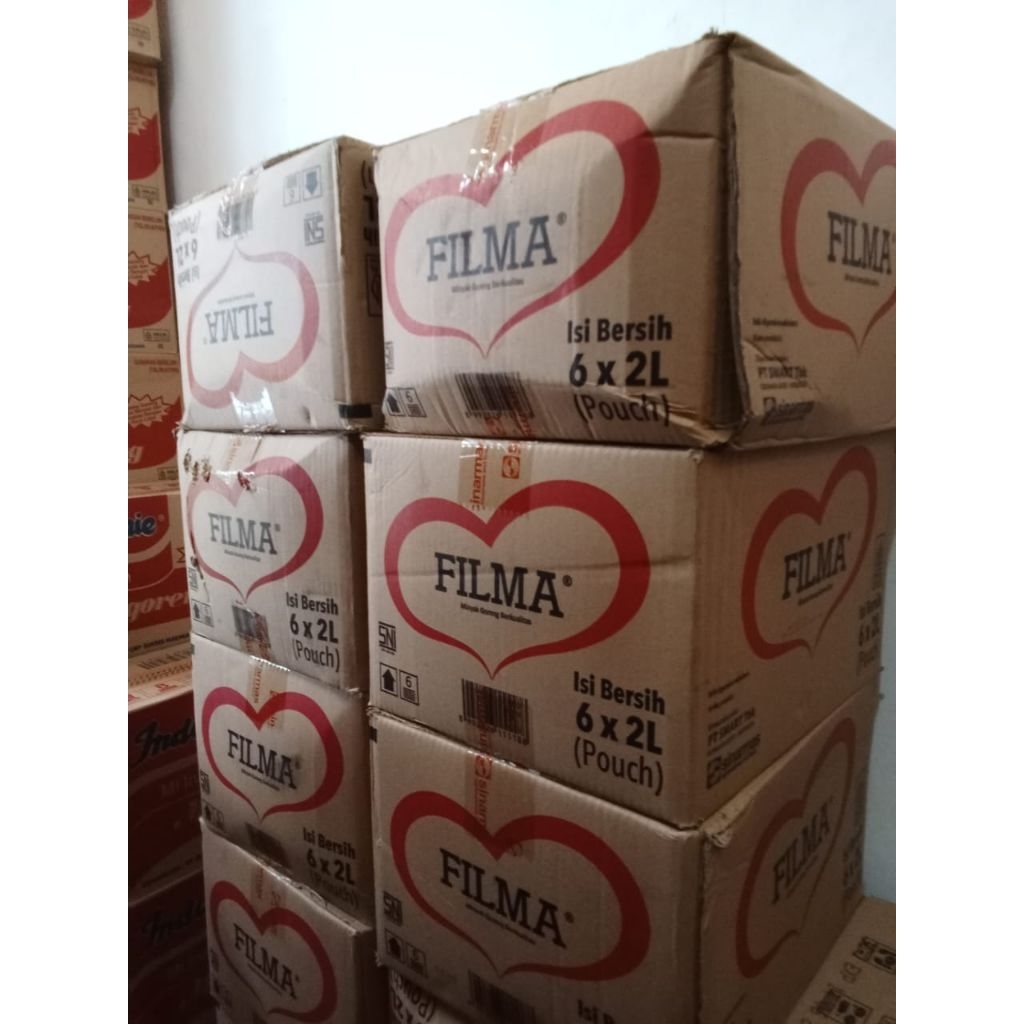 

minyak goreng Filma 2liter. 1karton isi 6pcs