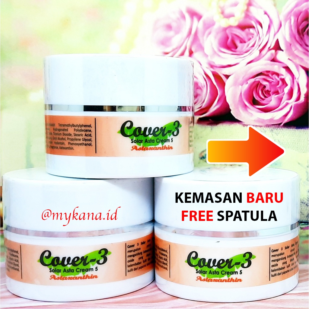 COVER 3 Solar Protection Asta Astaxanthin 50 / Cover 3 Sunscreen SPF 50