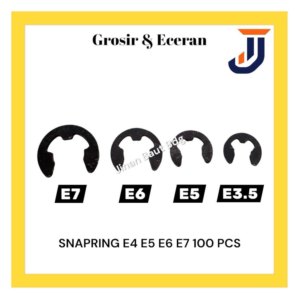 

SNAPRING E3.5 E5 E6 E7 100 PCS
