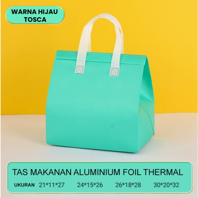 Tas Makanan Tas Thermal Cooler Bag / Cooler Bag Aluminium Foil Thermal / Tas Bekal Makanan Anti Air 