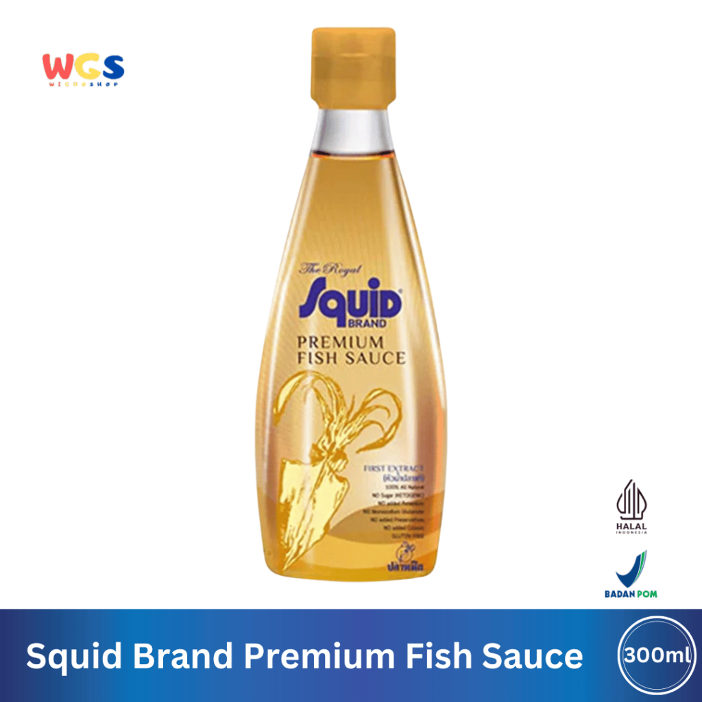 

[oddsolshop] pekanbaru/Squid Brand Premium 300ml Fish Sauce Saus Ikan