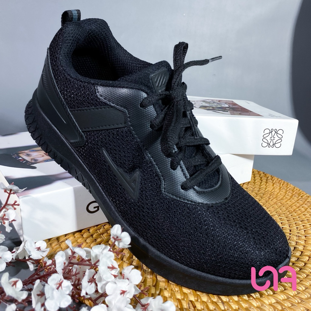 sepatu sekolah full hitam | sepatu sekolah tali | sepatu sekolah sd-sma | sepatu sekolah perekat