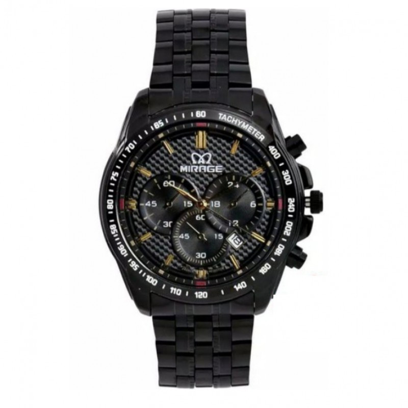 Mirage 8535 Black Gold Man MDBIPBAGL Jam Tangan Pria Original