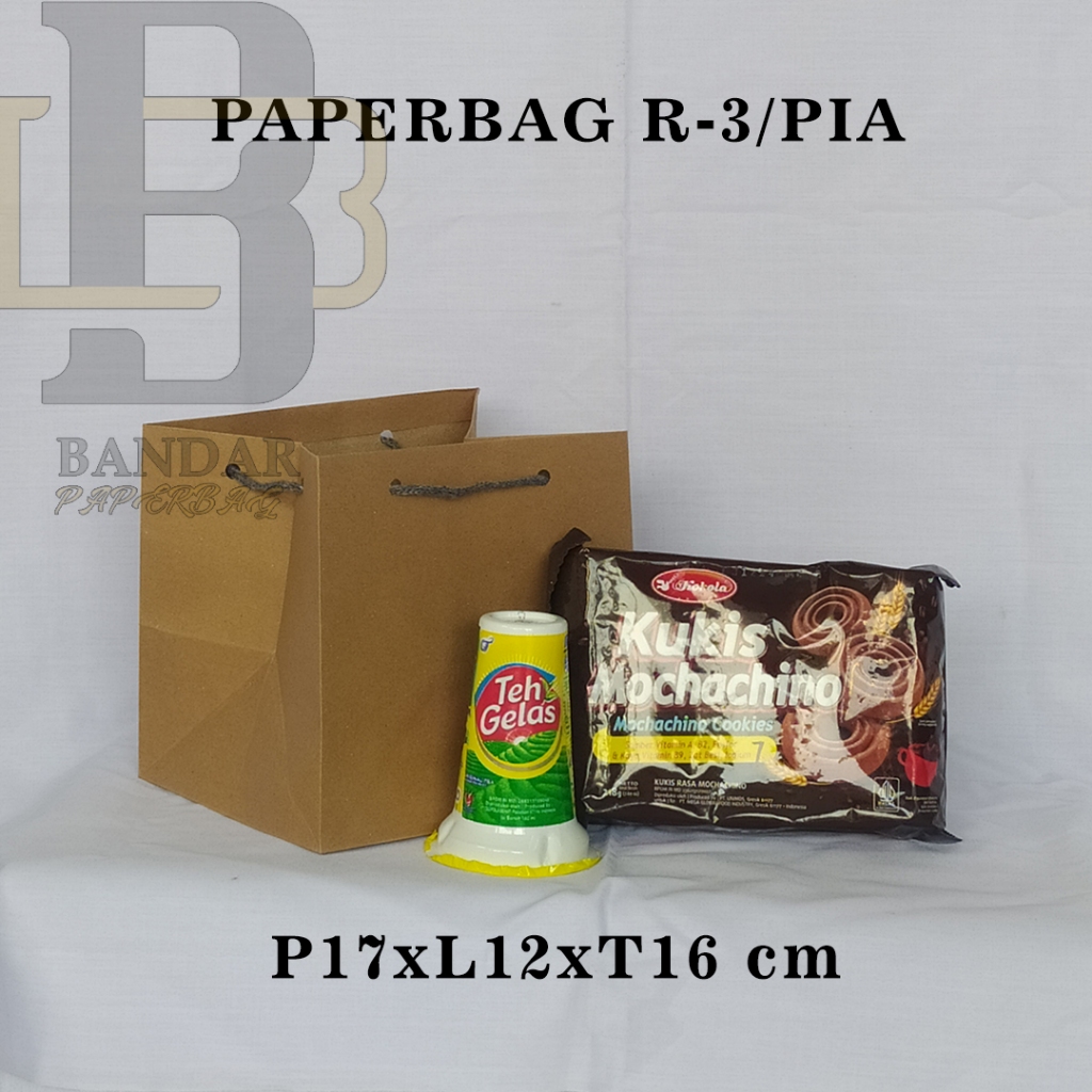 

PAPERBAG UKURAN R-3 P17 x L12 x T16 CM UNTUK JAJAN PIA DAN SEUKURANYA
