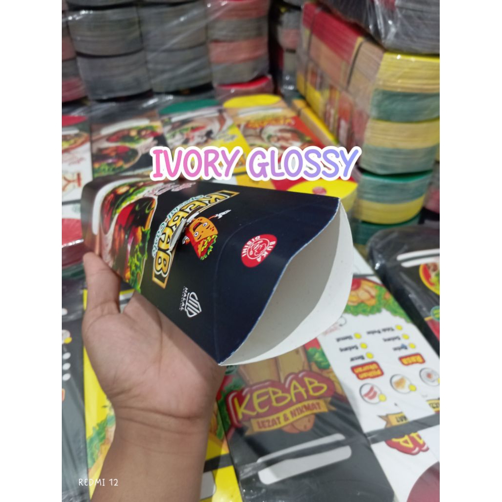 

dus kebab 100 lembar murah 24x9 cm