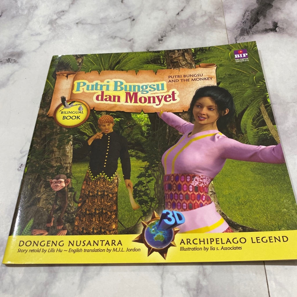 Putri bungsu dan monyet Seri cerita rakyat 34 provinsi cerita rakyat nusantara legenda bilingual ing