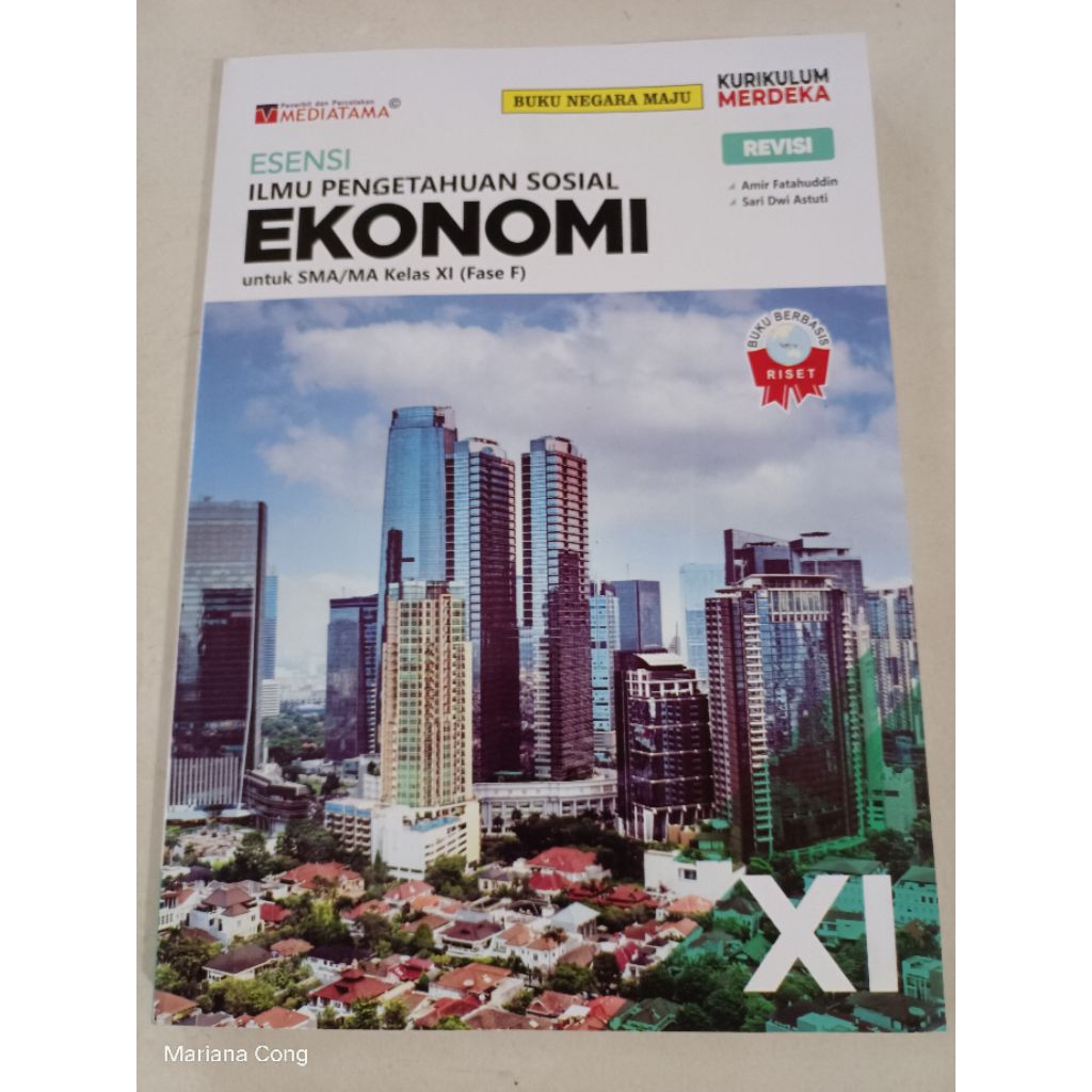 Esensi buku ekonomi kelas 11 mediatama kurikulum merdeka