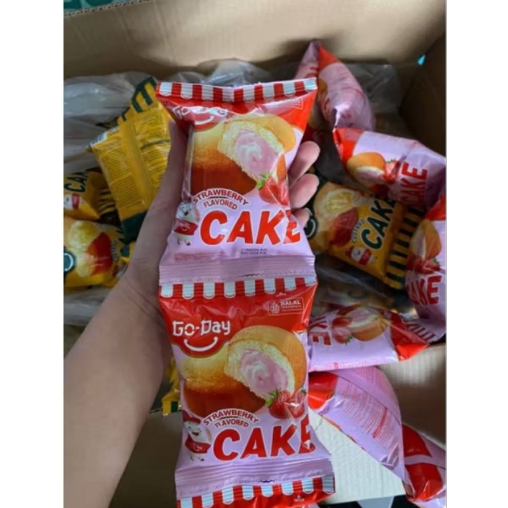 

Promo Terbatas 10 Pcs Go - Day Strawberry Cake 25G/Pcs