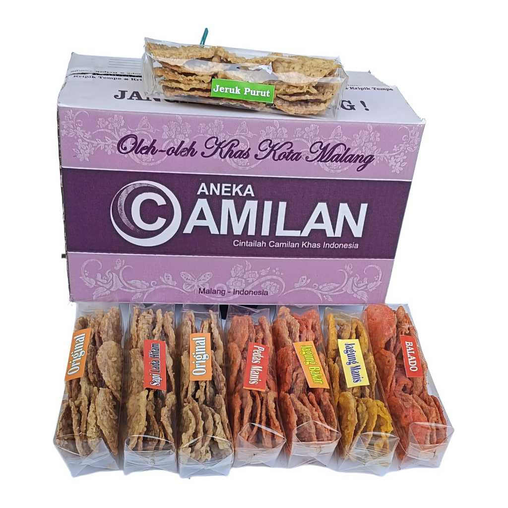 

[PAKET GACOR Isi 15] Keripik Tempe | Oleh-Oleh Khas Malang