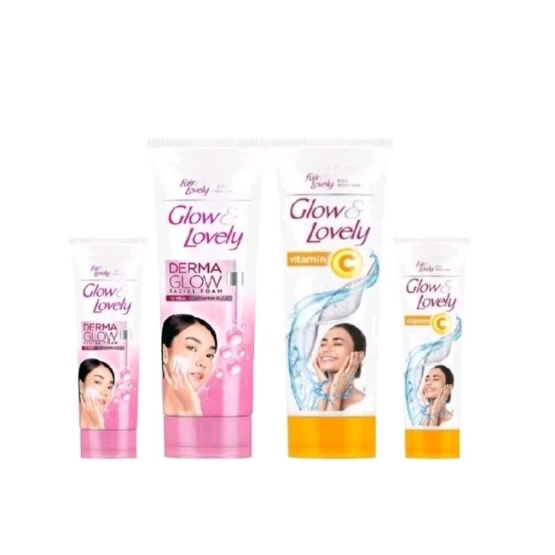 Glow and Lovely Facial Foam 100g | Face Wash Fair & Lovely Vitamin C 50g