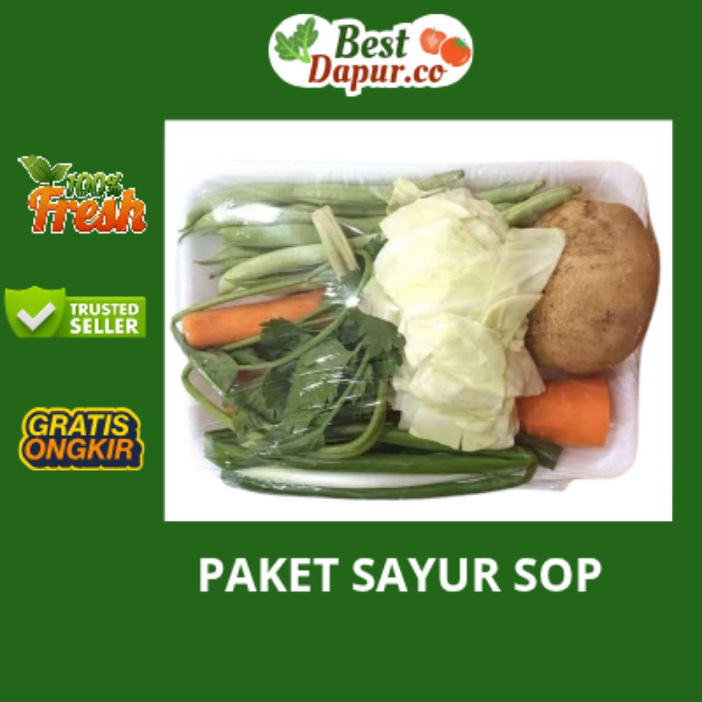 

PAKET SAYUR SOP 1 PACK -- Bess Dapur .Co