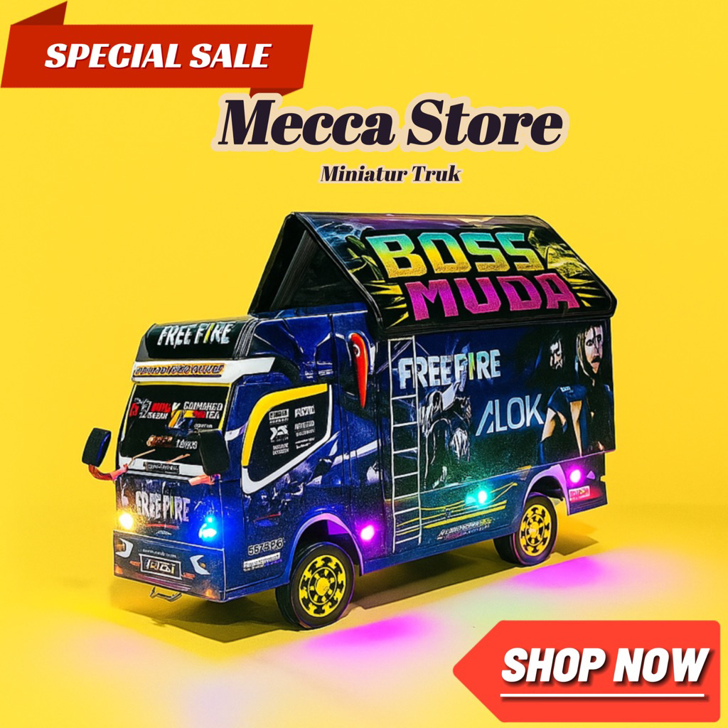 ( COD ) TRUK OLENG WAHYU ABADI BESAR PANJANG BISA CUSTOM FOTO DAN NAMA DI PINTU BELAKANG