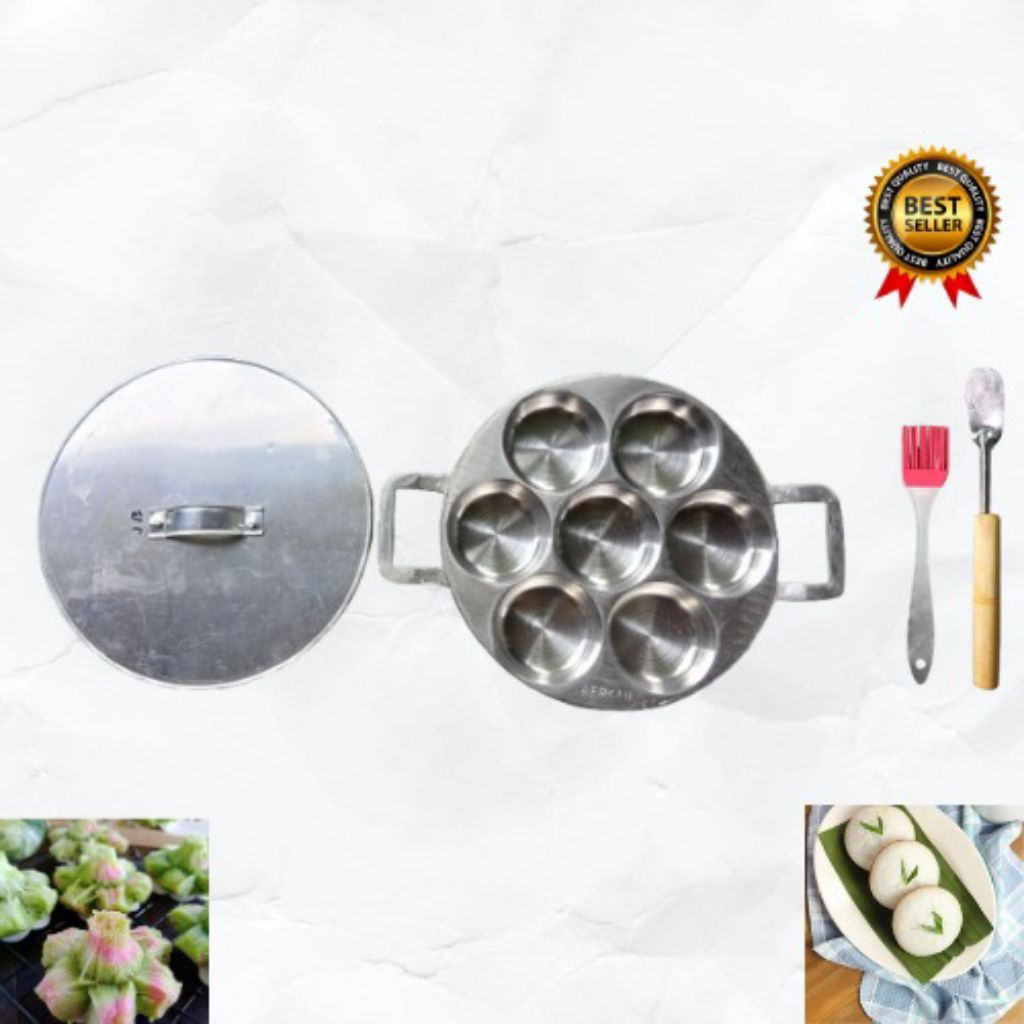 Cetakan Bikang Lumpur Apem Jumbo isi 7 Lubang