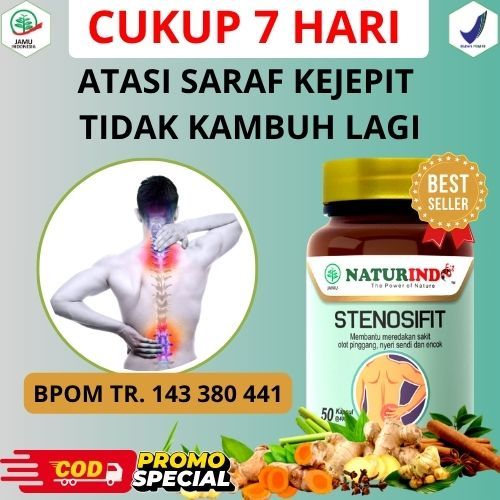 STENOSIFIT OBAT SAKIT PINGGANG SARAF KEJEPIT PINGGANG BELAKANG DAN KAKI SYARAF TERJEPIT SAKIT BOKONG