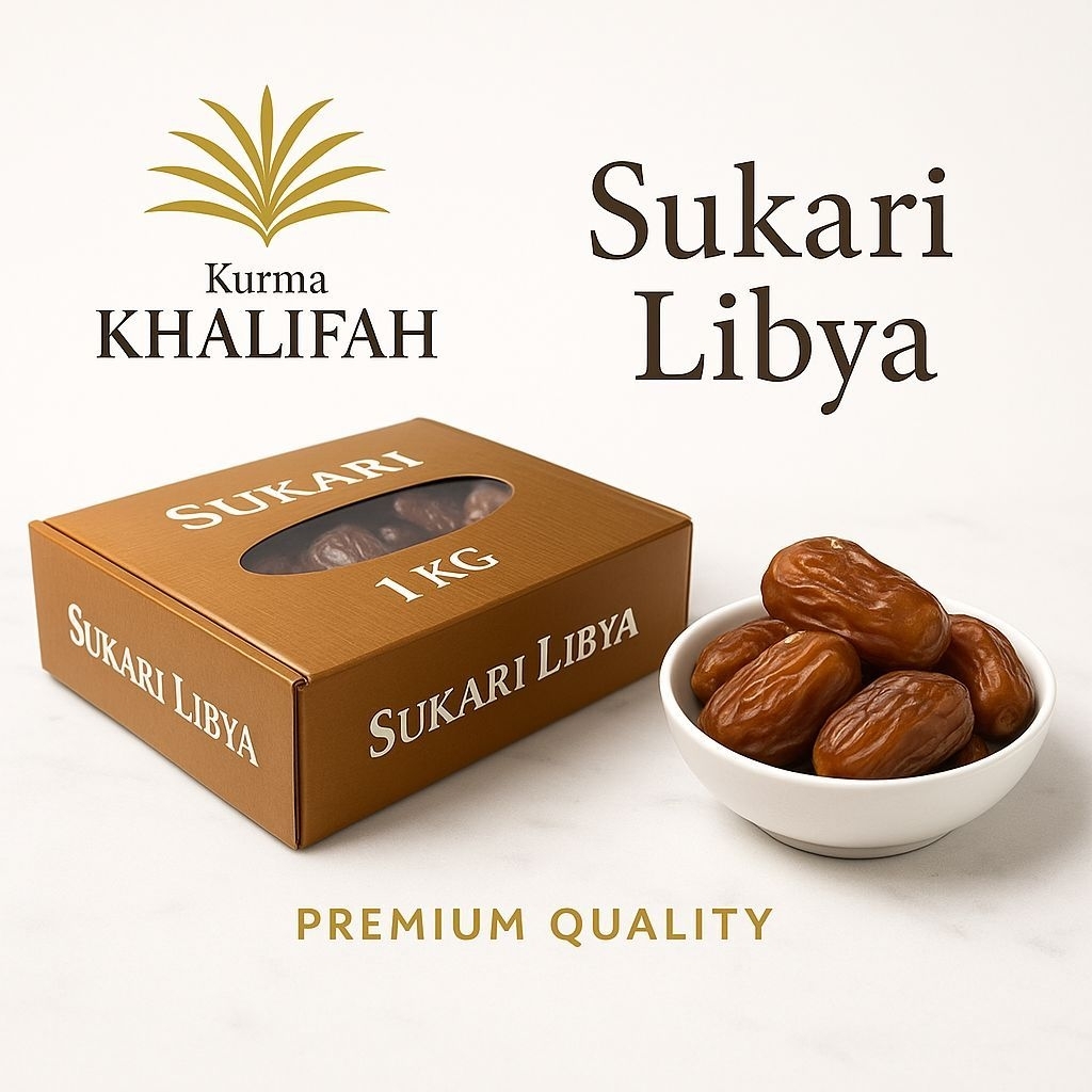 

Kurma Sukari Libya 500g | Kurma Sukari Libya Premium | Kurma Libya | Oleh Oleh Haji Umrah Frozen