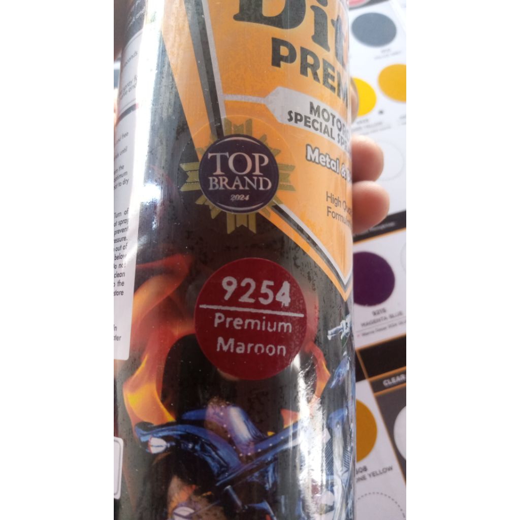 diton premium marun, maron, maroon, merah tua, 9254