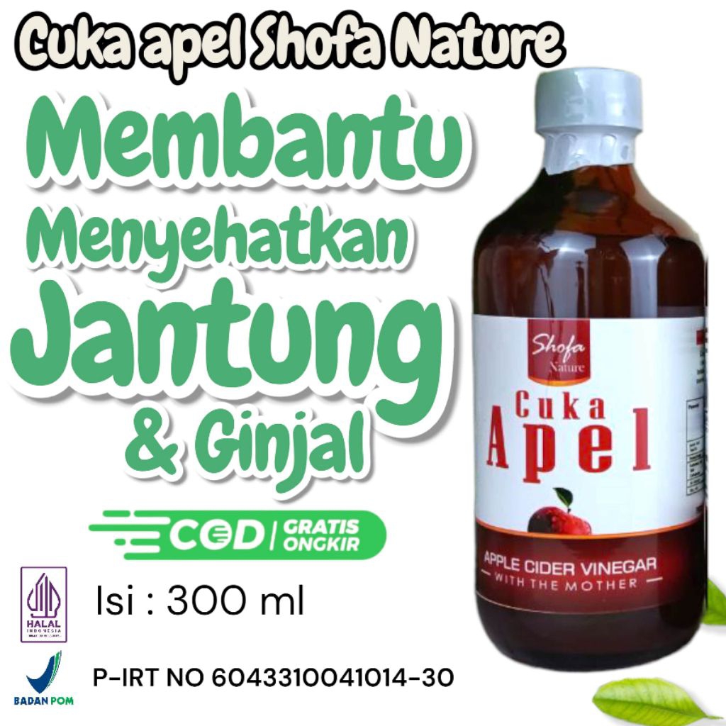 

Cuka Apel Shofa Nature With The Mather 300 ml