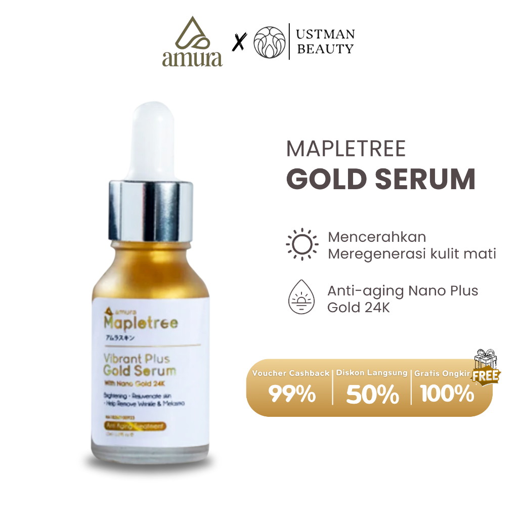Amura Gold Serum - Hilangkan & Flek Hitam BPOM