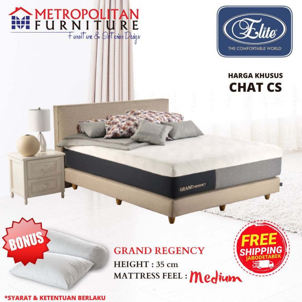 Kasur Springbed Elite Grand Regency Spring bed matras