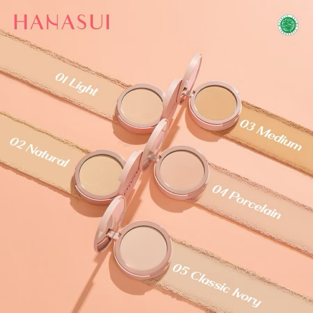 HANASUI POWDER FOUNDATION BEDAK PADAT