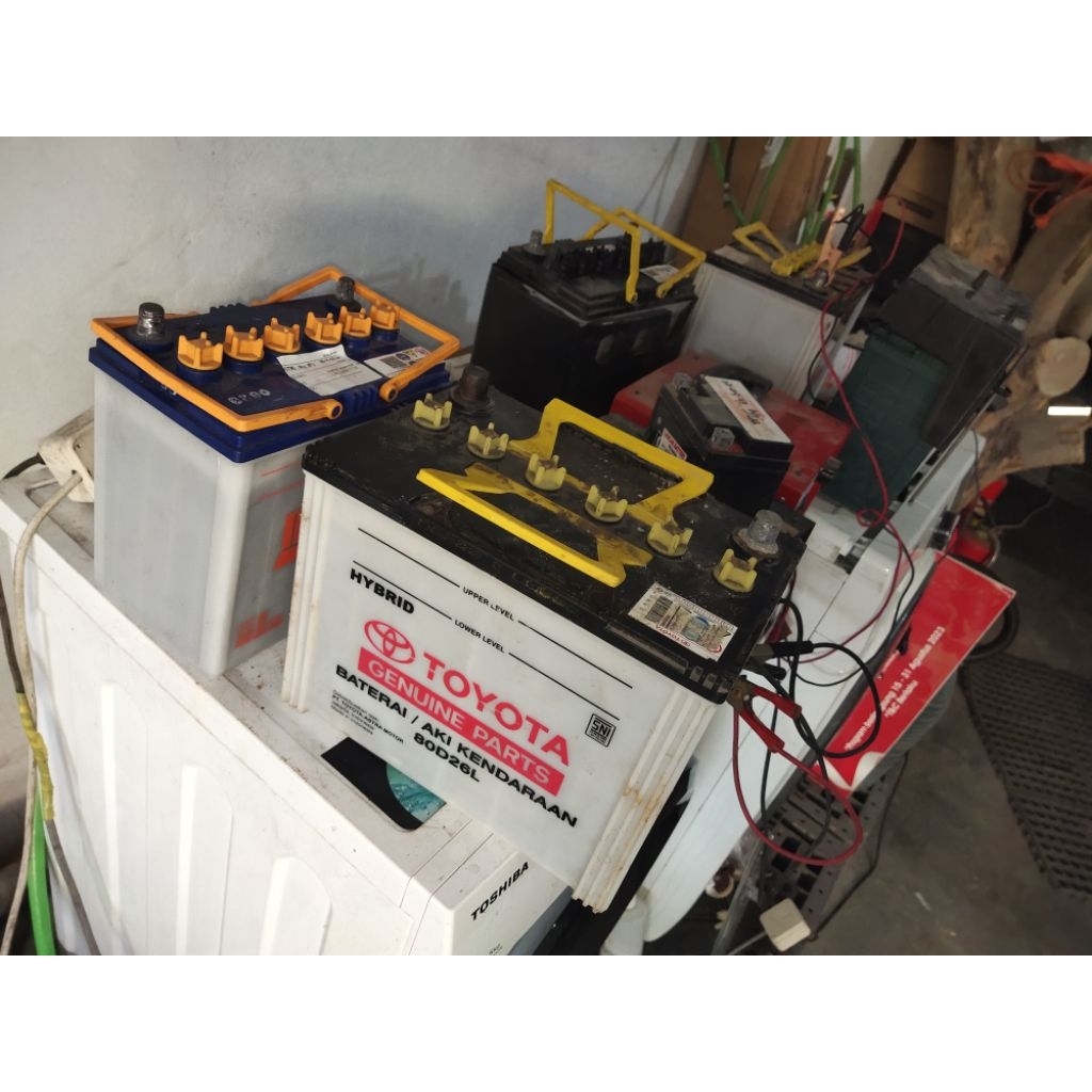aki second gs yuasa dll kering basah bekas mobil 40 60 80 100 ah accu batere baterai power ns mf L S