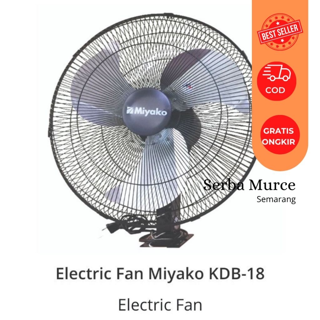Kipas Angin Dinding Miyako Besi KDB 18