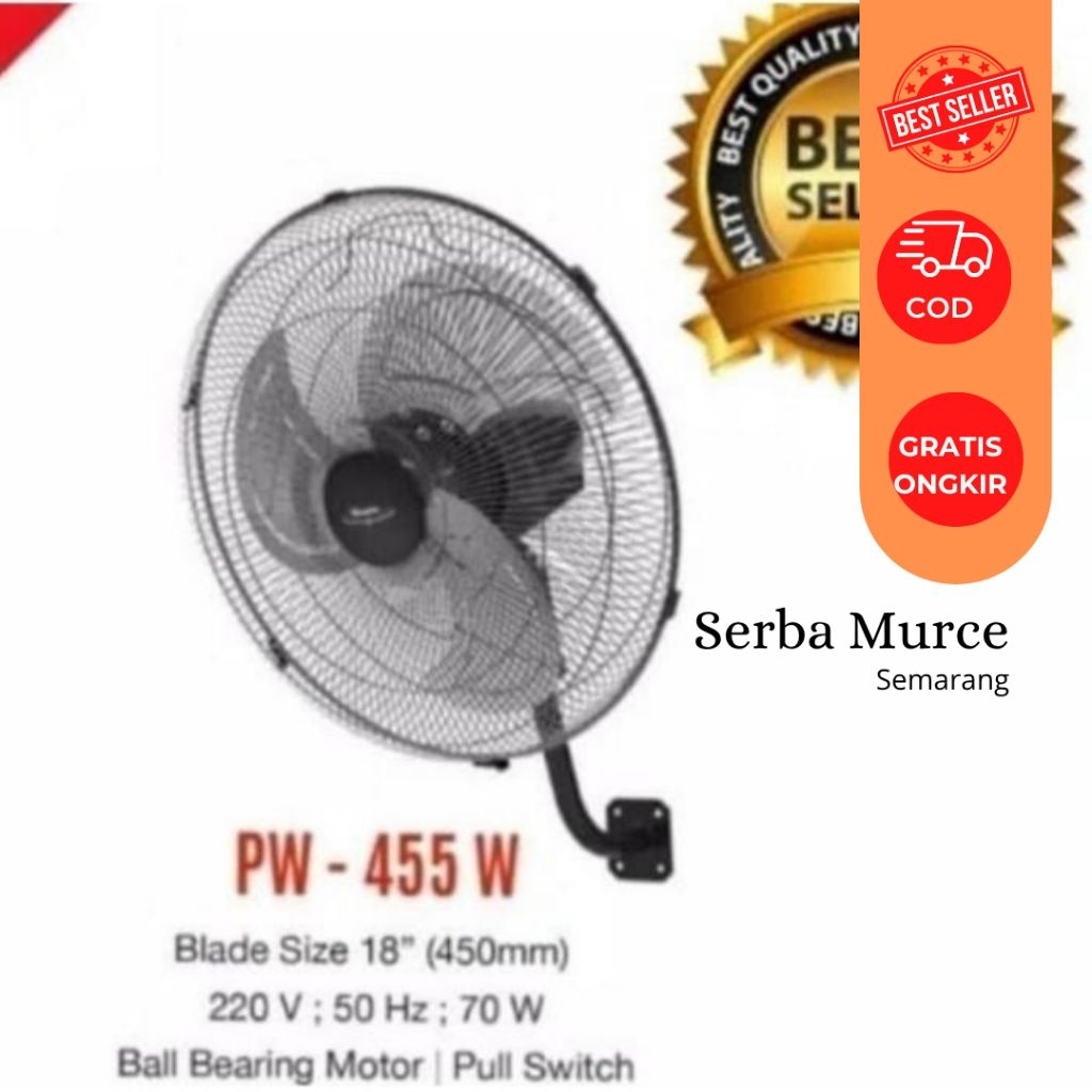Kipas Angin Dinding Maspion Tornado 455w 18 inch