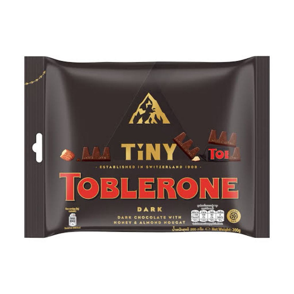 

Tiny toblerone dark chocolate coklat toblerone dark coklat
