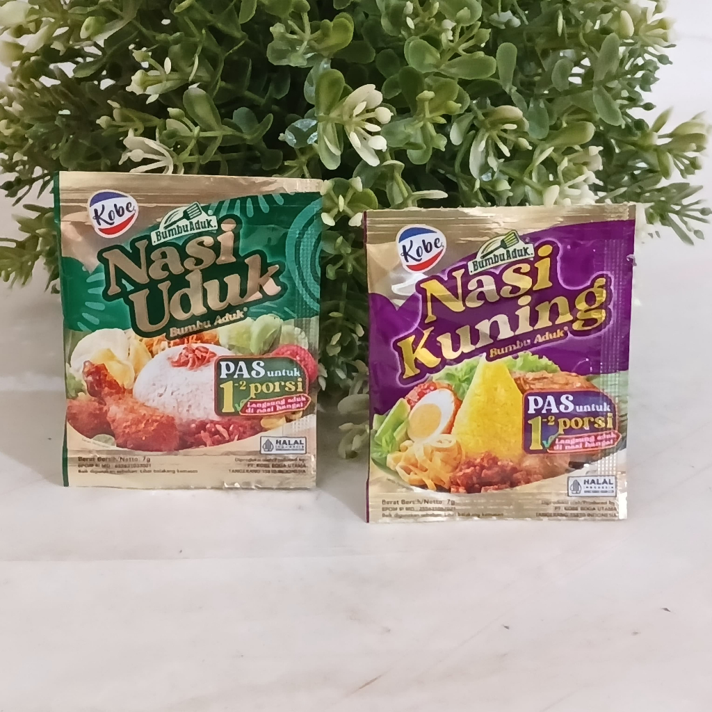 

Kobe Bumbu Aduk Nasi Kuning/Uduk 7gr Isi 1pcs