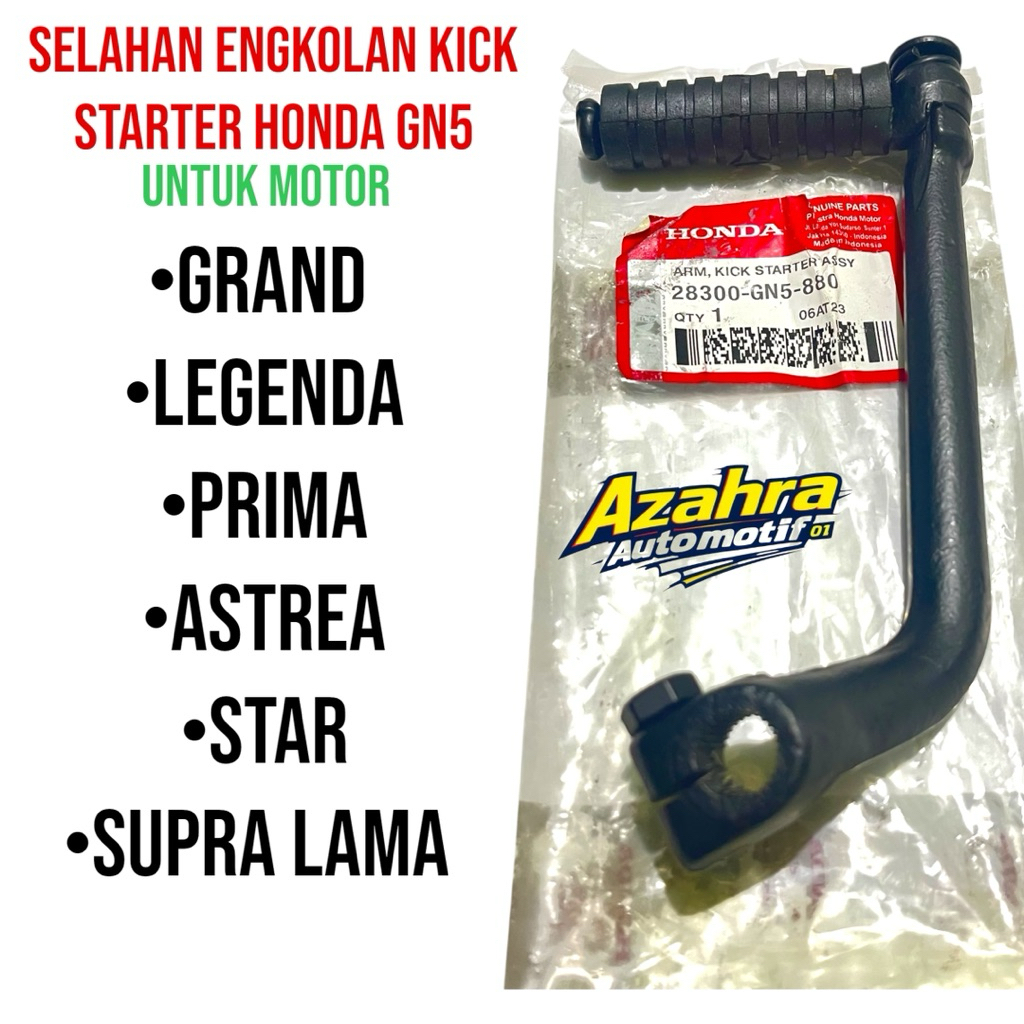 Selahan Engkolan Kick Stater GN5 Honda Supra Lama Star Legenda Prima Grand Astrea
