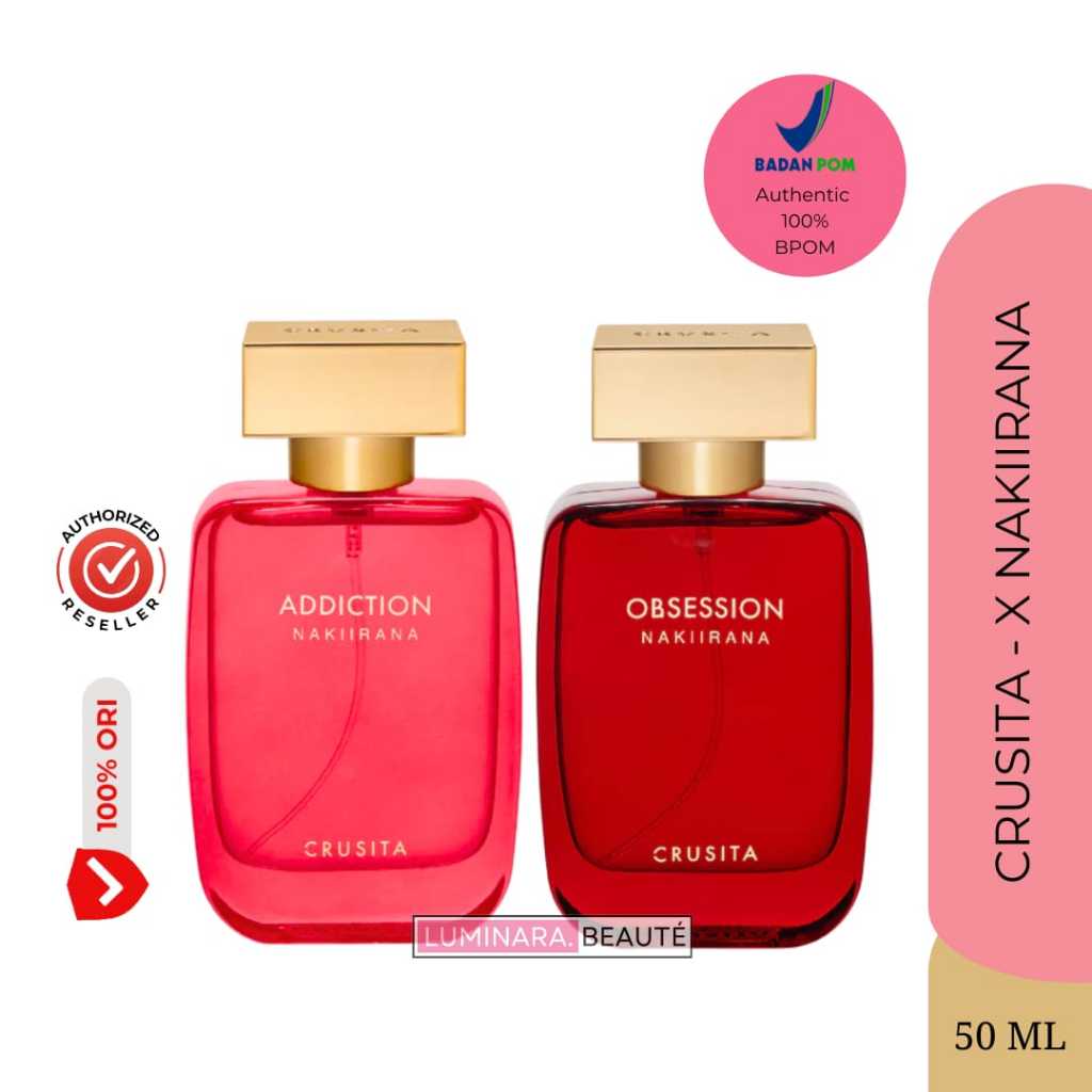 Crusita X Nakiirana - Selebrity Series Addiction Obsession Extrait De Parfum 50ML Wewangian Badan