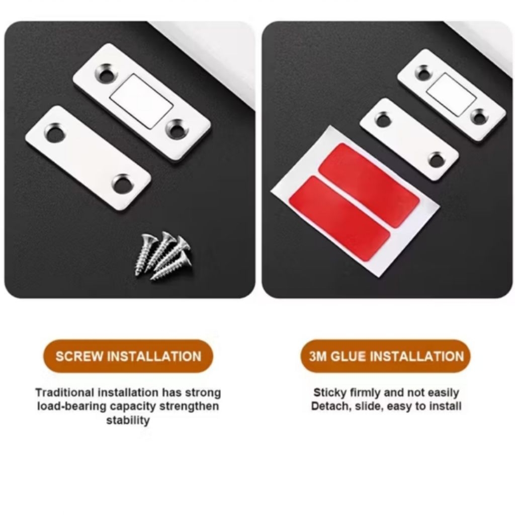 Bahan Premium Magnet Penutup Pintu Geser Lemari Geser Laci Rak Buku