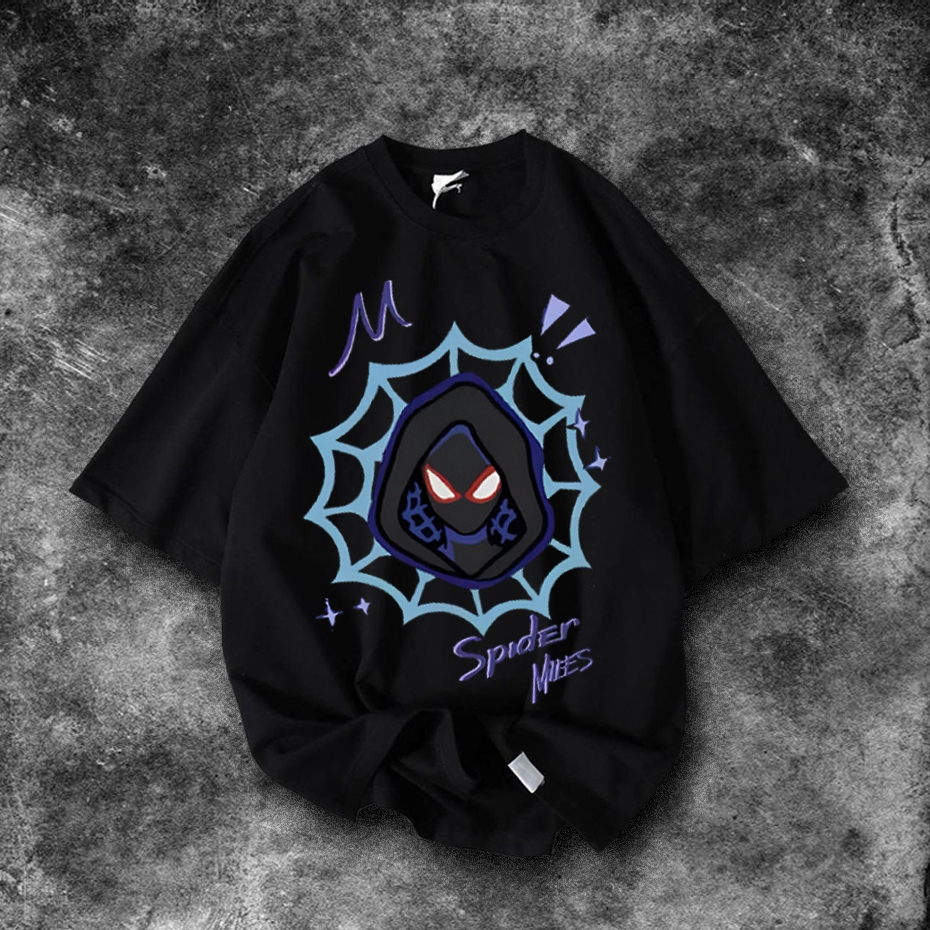 HOT DEALS KAOS TSHIRT ANAK Couple Spider Gwen & Miles Z3 ANAK Couple Spiderman Tshirt Couple kaos