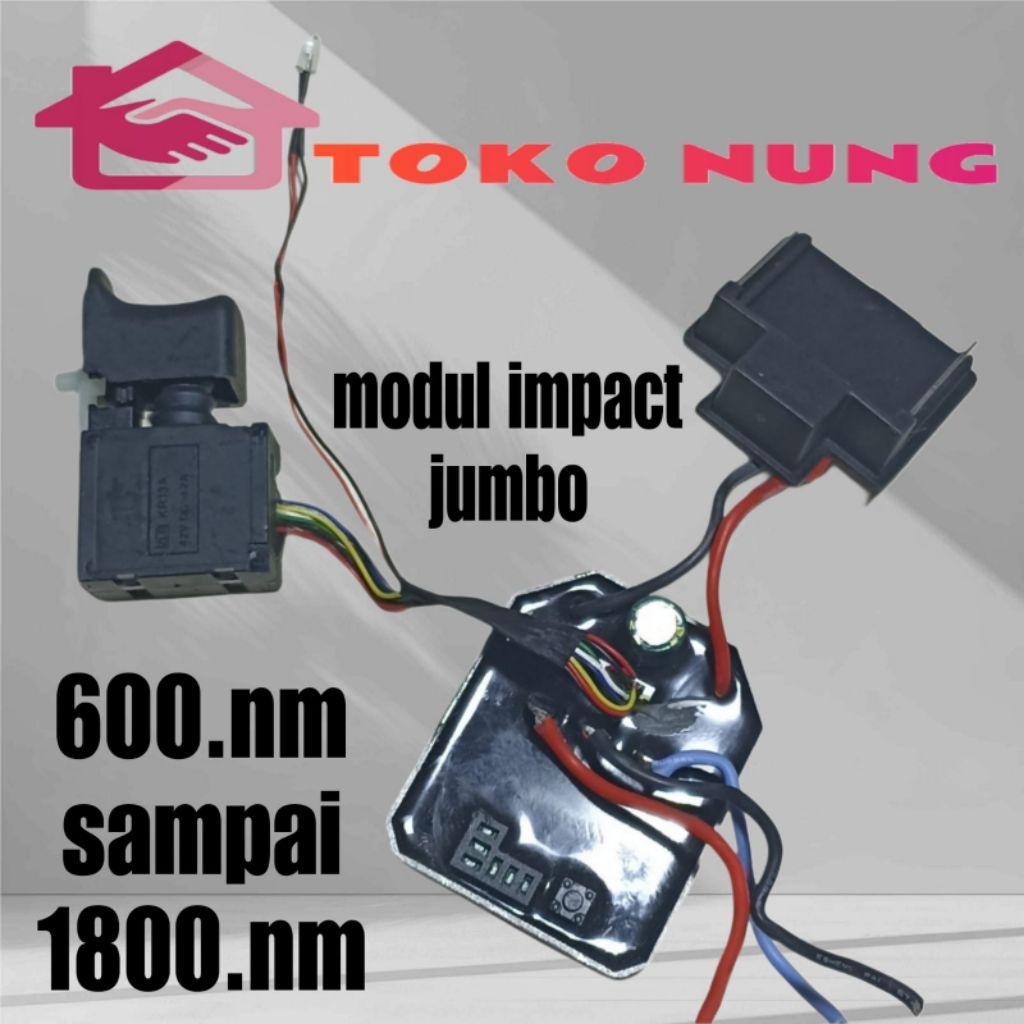 MODUL ESC CONTROLLER IMPACT WRENCH JLD 600-1800NM TORSI BESAR MODUL SAKLAR IMPACT WRENCH JUMBO SET
