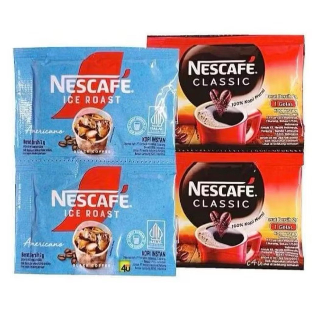 

Nestle Nescafe Ice Roast Americano & Nescafe Classic Kopi Hitam Instan (10x2g)