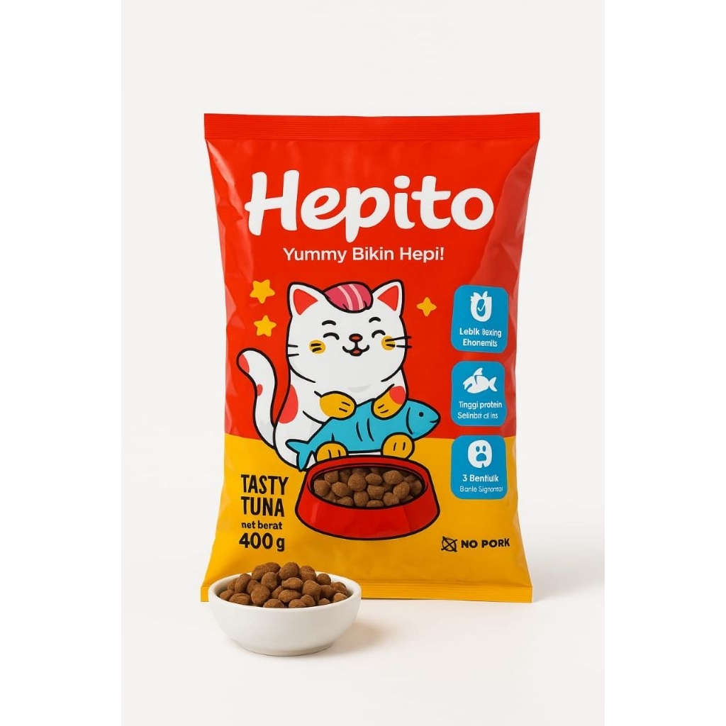 Hepito Cat Food Yummy bikin Hepi