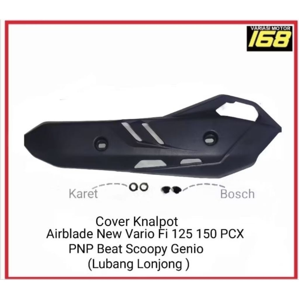 Cover Tameng Tutup Knalpot Air-blade Vario Scoopy Honda Cover Knalpot Airblade Vario
