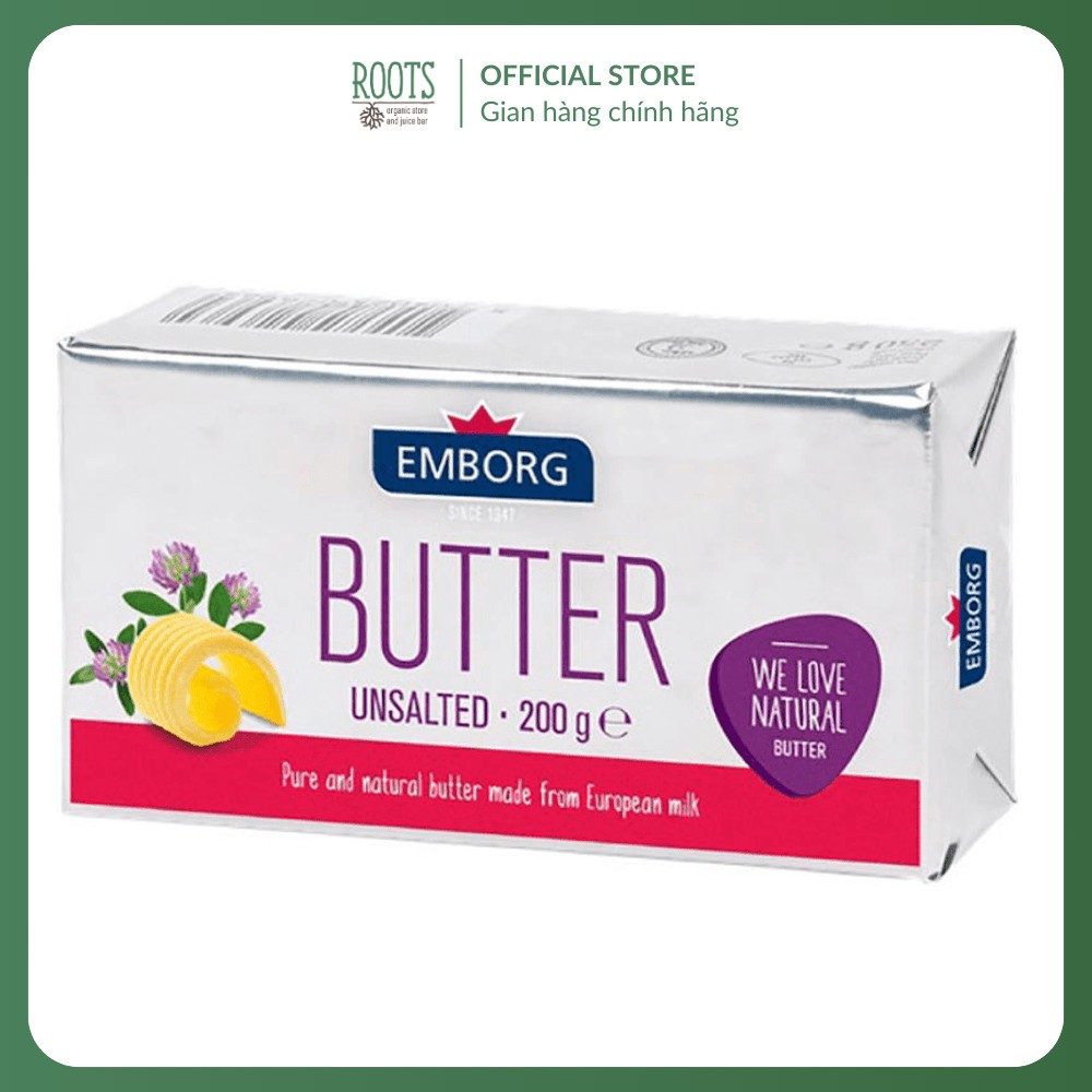 

[oddsolshop] pekanbaru/Emborg Butter Unsalted 200GR Mentega Tawar