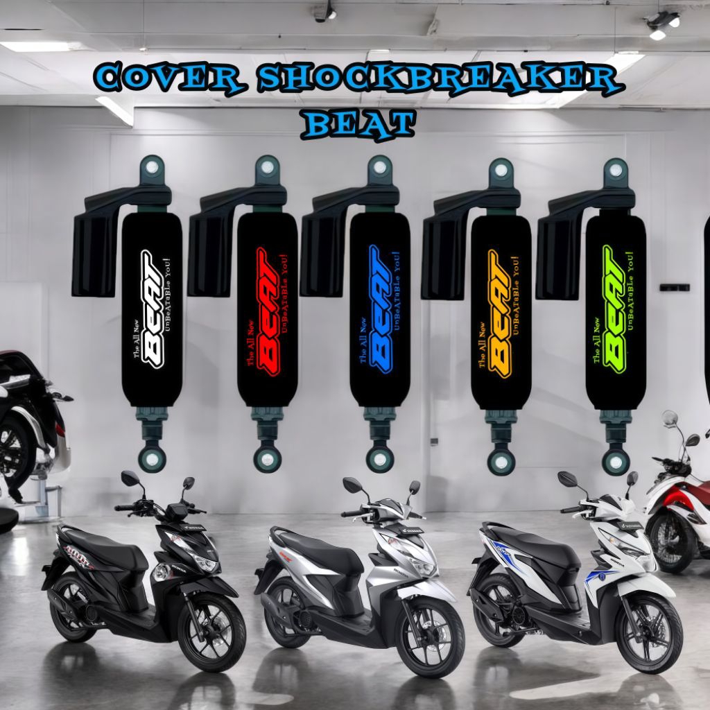 Sarung Shockbreaker belakang BEAT Waterproof | Cover Shockbreaker Motor Beat