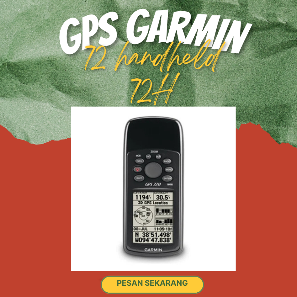 Gps Garmin 72 HandHeld Gps 72H New Garansi 1 tahun