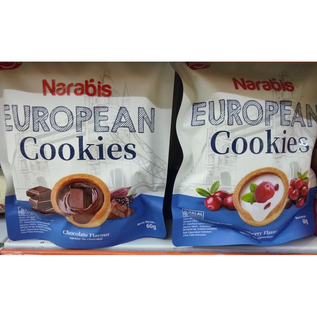 

Naraya Narabis Europian Cookies (Cranberry/Chocolate) 60gr