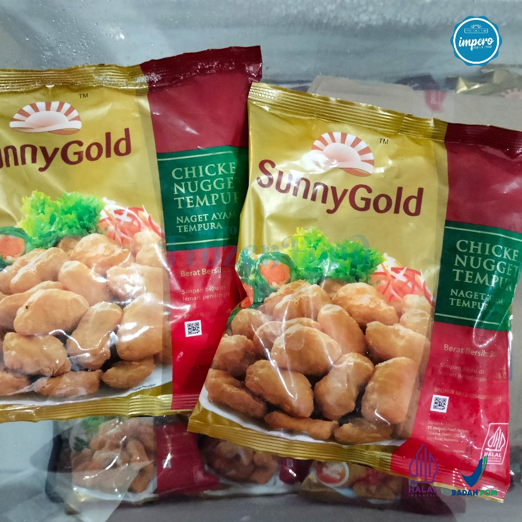 

Sunny Gold Chicken Nugget Tempura 500gr Halal