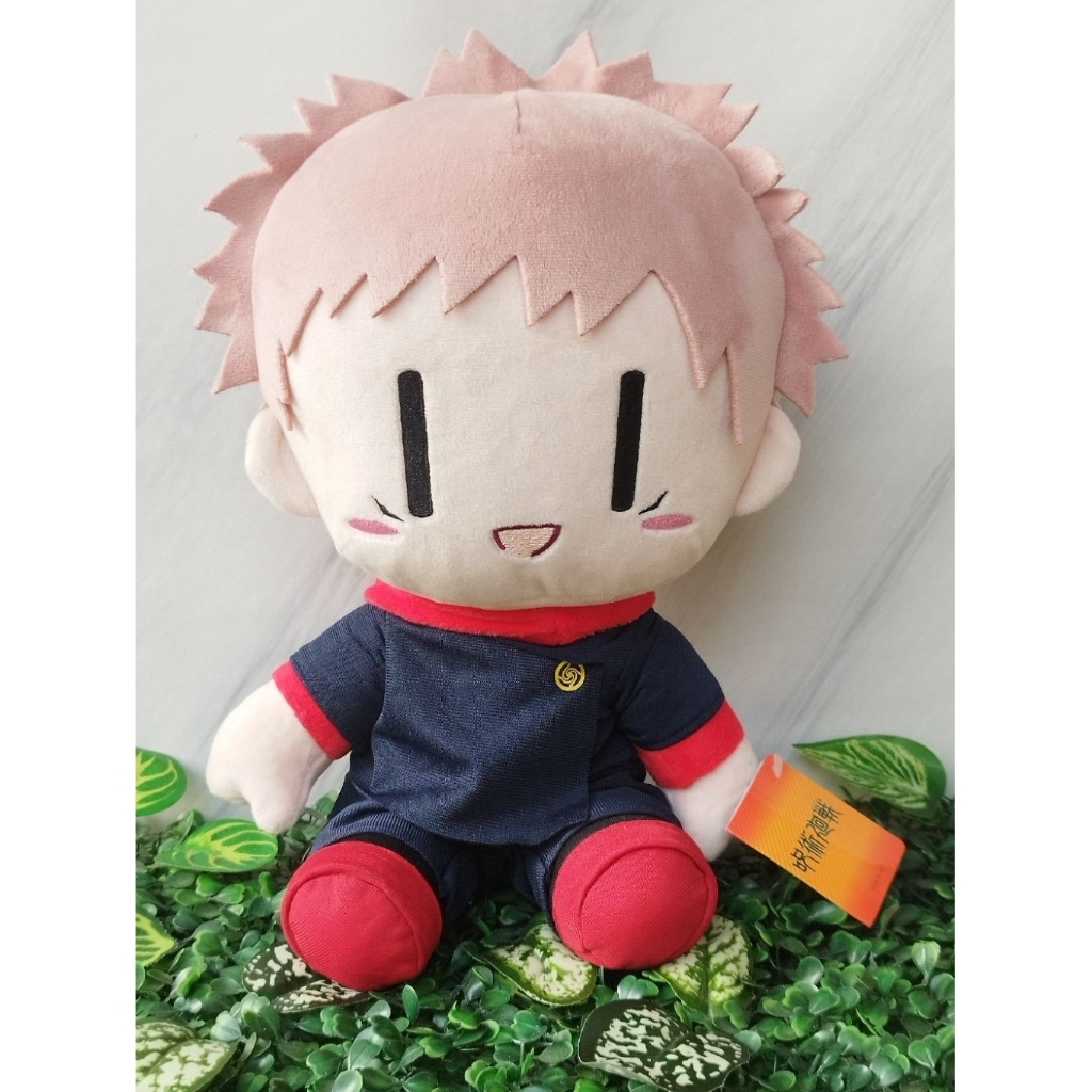 Official Boneka Plush Anime Jujutsu Kaisen BigTaito [ Yuji Itadori ] Original Big Size