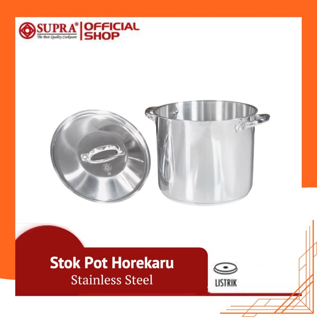 Supra Panci Horekaru Full Stainless Double Bottom Impact