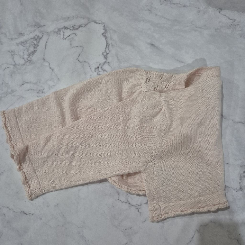 Dear GG Cropped Cardigan in blush pink for baby girls cardigan bayi perempuan