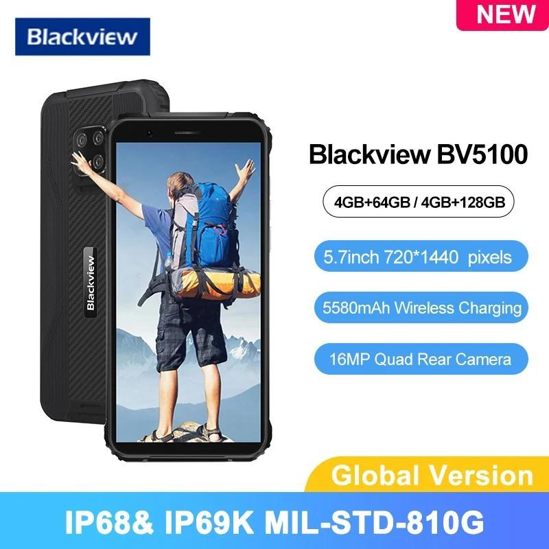 Blackview BV5100 5580mAh NFC Smartphone IP68 Waterproof